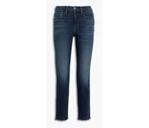 Le Sylvie high-rise straight-leg jeans - Blue