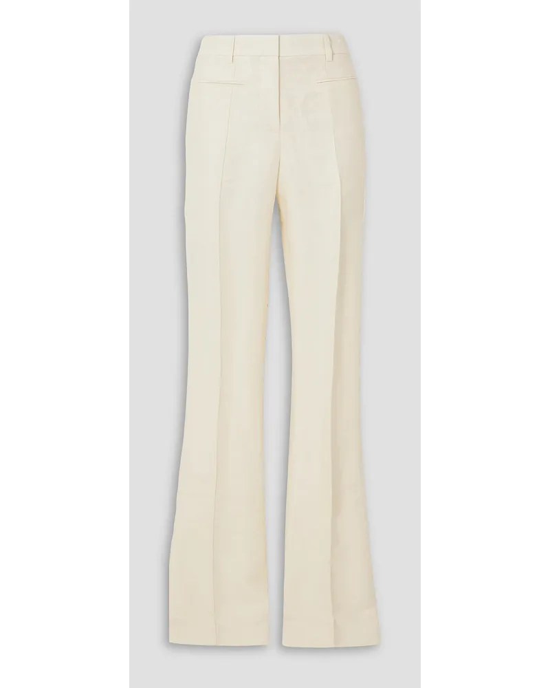 Helmut Lang Woven straight-leg trousers - White White