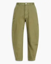 John Elliott + Co Cotton-twill trousers - Green Green