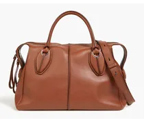 Leather shoulder bag - Brown