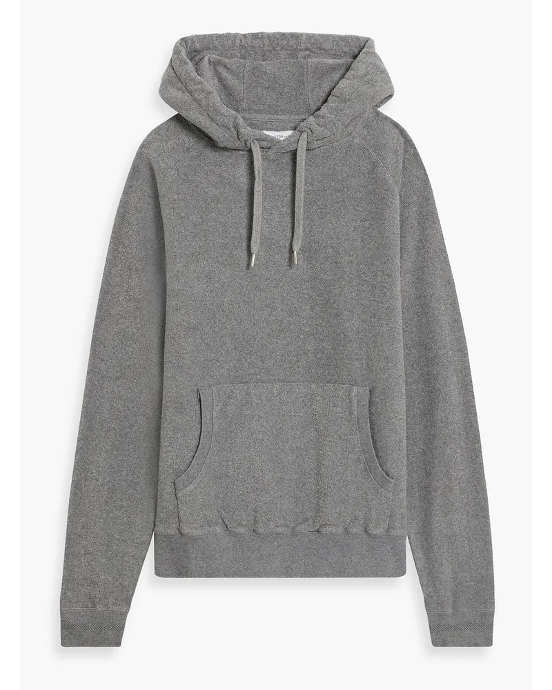 Hamilton and Hare Cotton-terry hoodie - Gray Gray