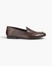 Officine Generale Leather loafers - Brown Brown