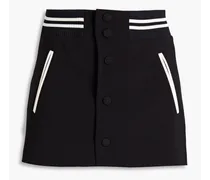 Skirt-effect crepe shorts - Black