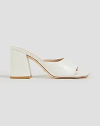 Stuart Weitzman Leather mules - White White