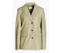 Stovset leather blazer - Green