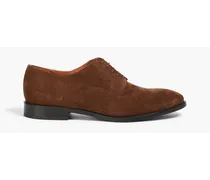 Fes suede derby shoes - Brown