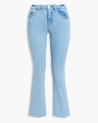 Frame Denim Le Crop Mini Boot mid-rise kick-flare jeans - Blue Blue