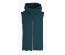 Shell hooded vest - Blue