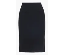 Twill pencil skirt - Black