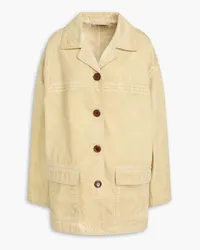 Acne Studios Faded cotton-twill jacket - Neutral Neutral