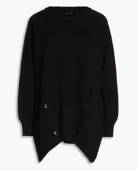 Simone Rocha Button-detailed wool sweater - Black Black