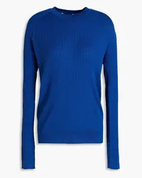 Co Ribbed silk sweater - Blue Blue