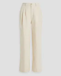 Onia Linen and Lyocell-blend wide-leg pants - White White