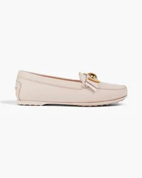 TOD'S Embellished leather loafers - Pink Pink