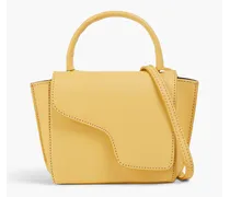 Montalcino leather tote - Yellow