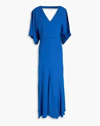 Victoria Beckham Crepe midi dress - Blue Blue