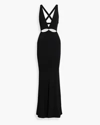 Retrofête Adriana cutout jersey maxi dress - Black Black