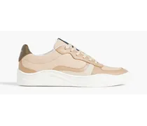 Eden leather and nubuck sneakers - Neutral