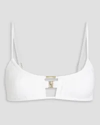 Melissa Odabash France embellished bikini top - White White