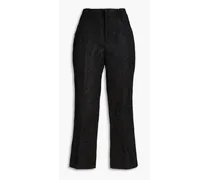 Sloane jacquard bootcut pants - Black