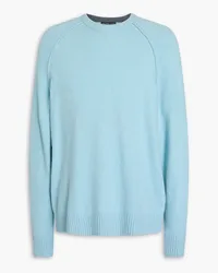 James Perse Brushed cotton-blend sweater - Blue Blue