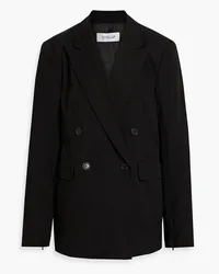 Derek Lam Gerard double-breasted TENCEL™-blend twill blazer - Black Black