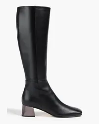 Sergio Rossi Leather knee boots - Black Black