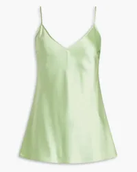 Joseph Clea silk-satin crepe camisole - Green Green