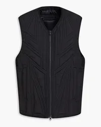 Y-3 Quilted shell vest - Black Black