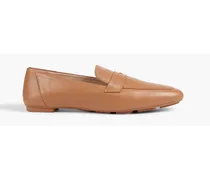 Jet leather loafers - Brown
