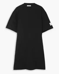 J.W.Anderson Open-back appliquéd cotton-jersey mini dress - Black Black