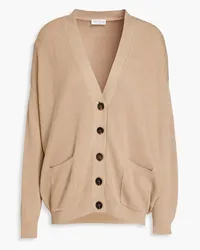 Brunello Cucinelli Ribbed cotton cardigan - Neutral Neutral