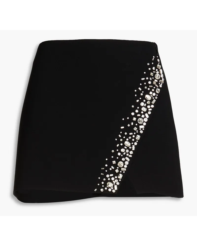 A.L.C. Dylan crystal-embellished crepe mini skirt - Black Black