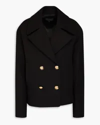 Nili Lotan Cleophee double-breasted cotton-twill coat - Black Black