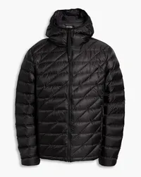 Holden Quilted shell hooded down jacket - Black Black