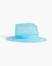 Eugenia Kim Blaine mesh fedora - Blue Blue