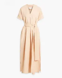 Lisa Marie Fernandez Rosetta linen maxi dress - Pink Pink