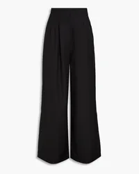 ROTATE Birger Christensen Twill wide-leg pants - Black Black