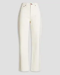 Rag & Bone Alex high-rise straight-leg jeans - White White