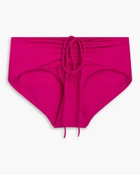 Christopher Esber Odessa ruched high-rise bikini briefs - Purple Purple