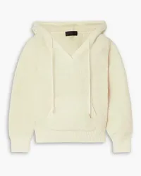 Nili Lotan Marcello bouclé-knit wool-blend hoodie - White White