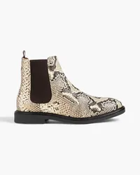 Axel Arigato Snake-effect leather Chelsea boots - Animal print Animal