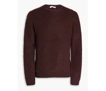 Camel-blend sweater - Burgundy