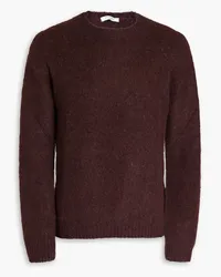 Boglioli Camel-blend sweater - Burgundy Burgundy