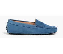 TOD'S Suede loafers - Blue Blue