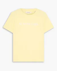 Chinti & Parker Printed cotton-jersey T-shirt - Yellow Yellow