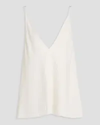 Brunello Cucinelli Twill camisole - White White