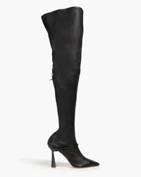 Malone Souliers Leather thigh boots - Black Black