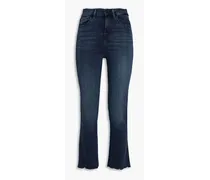 Illusion high-rise flared jeans - Blue