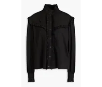 Luna cotton blouse - Black